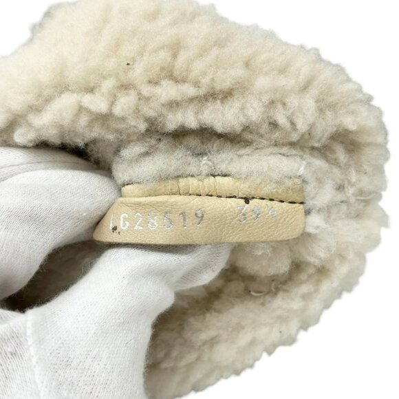 CHANEL Vintage CC Mark Logo Mid Calf Boots #39.5 Stitch Dark Brown [103867] - Picture 10 of 10